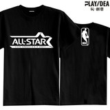 2011全明星赛NBAT恤 篮球运动男士短袖T恤 宽松大码肥佬半袖夏装