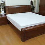 全实木卧室家具 美国红橡木床 双人床1.5 1.8米高箱储物床 特价