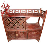 红木家具/仿古实木/木雕/中式/明清储藏柜/老挝大红酸枝餐边柜