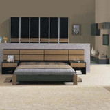 挪亚家床家具定做时尚简约意大利设计现代双人床实木床特价床