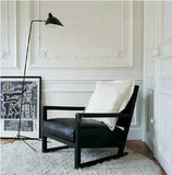 特价欧式新古典单人沙发椅子布艺实木家具书房休闲椅北欧宜家阳台