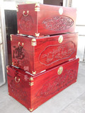 中式仿古首饰盒子官皮箱配件纯铜搭扣古铜色箱扣 加厚配件