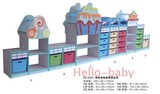 厂家直销儿童玩具收纳架 实木柜子整理柜 幼儿园玩具架 木质柜子