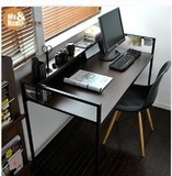 简约组合书桌 台式电脑桌办公桌 宜家时尚写字台钢木桌
