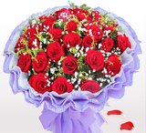 33朵红玫瑰花束生日节日鲜花预定上海北京杭州合肥同城速递送花