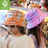 韩国2春秋3夏4儿童5太阳帽子6女童7遮阳帽8盆帽9-10岁女孩渔夫帽