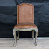 特价欧美式实木餐椅布艺软包餐椅橡木凳子休闲椅餐桌椅无扶手椅子