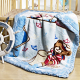 特价儿童拉舍毛毯双层加厚保暖童毯盖毯午休毯婴儿抱毯空调毯绒毯