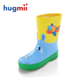 hugmii儿童雨鞋男童女童短筒雨靴宝宝雨鞋婴幼中性可爱防滑水鞋