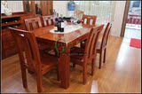 正品特价 实木餐桌组合 海棠木餐桌 客厅餐桌纯实木餐桌一桌六椅