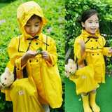 新款热卖超萌公主韩国女童儿童雨衣 宝宝学生加厚可爱雨披可亲子