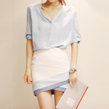 2016夏季新款时尚套装两件套连衣裙气质韩版修身女装包臀裙短裙