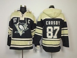 NHL冰球衣企鹅队87号crosby带帽卫衣2013新款加厚保暖冰球服