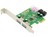 西霸PCI-E转USB3.0扩展卡+20pin 前置/pcie转4口usb3.0卡 NEC芯片