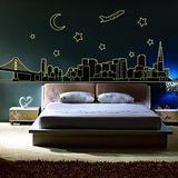 宿舍创意荧光夜光贴个性墙贴墙壁贴纸卧室装饰品床头墙画墙上贴画