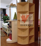 红叶特价 转角柜墙角置物架 实木自由组合柜木质单个书柜储物柜