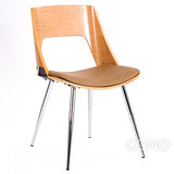 CONO 弯曲木椅弯木椅实木椅弯板椅多层板胶合板餐椅休闲办公椅会