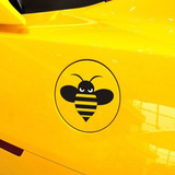 个性汽车贴纸：变形金刚 大黄蜂 卡通蜜蜂 油箱盖反光贴 划痕贴