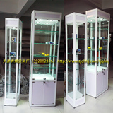 钛合金展柜方形立柱型材展示柜配件材料 玻璃层板货架货柜定做