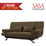 折叠宜家双人 上海包安装小户型 可拆洗沙发床1.2米1.5米1.8包邮