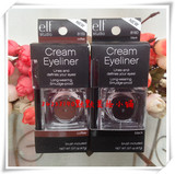 现货美国代购 e.l.f  ELF眼线膏眼线液烟熏妆防水不晕带眼线刷