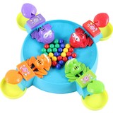 儿童趣味桌面游戏喂养小青蛙 亲子互动开发脑力益智宝宝玩具3-5岁