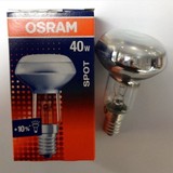 OSRAM欧司朗R50反射灯泡25W40W E14宜家台灯灯泡R63浴霸照明 黄光