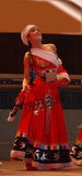 成人唐古藏族舞蹈演出服装舞台表演服饰民族服装唐古拉风舞蹈服装
