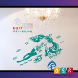 初音未来 墙贴 歌姬计划 V家 动漫贴纸 MIKU 痛墙贴 车贴 开关贴