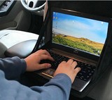 笔记本电脑桌 车载电脑桌电脑包 笔记本支架汽车用品车饰 多用途