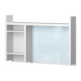 【成都宜家代购】IKEA 米克 柜顶架子板 电脑书桌组合隔板 白色