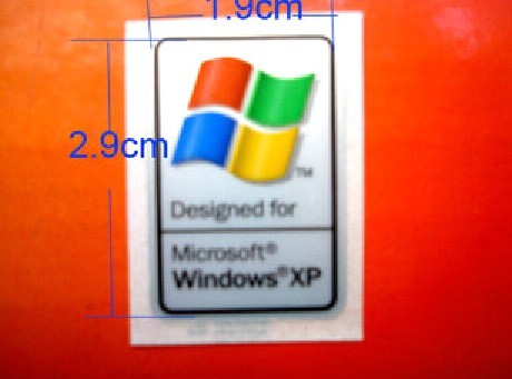 正品windows xp系统 笔记本电脑标签 电脑logo贴纸