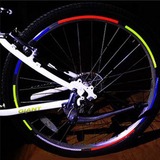 捷安特自行车轮胎反光贴纸死飞车山地车车圈钢圈风火轮贴单车配件