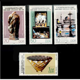 KP德国/东德1987/德累斯顿第十届世界艺术博览会/雕塑/4全9D
