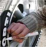 轮胎笔 炫白色描胎笔 汽车轮胎标志笔 涂鸦个性改装笔 彩色油漆笔