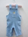 婴儿宝宝摇粒绒背带长裤保暖背心裤春秋服连体裤  3个月~6个月