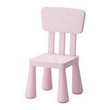 宜家代购玛莫特儿童凳宝宝塑料椅子靠背凳子幼儿园坐椅子特价正品