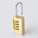 全铜4位密码锁万能防盗户外密码锁健身房书柜锁拉杆旅行箱包锁