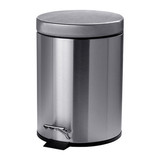 IKEA 斯加帕 踏板式垃圾桶(4.6公升 银/白/黑)◆代购