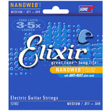 ELIXIR NANOWEB® 12102  MEDIUM 011-049 镀膜电吉他琴弦 正