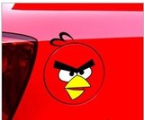车贴愤怒的小鸟个性搞笑卡通油箱盖贴反光汽车贴纸 大力神鸟