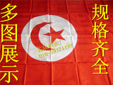 北京旗帜厂 订做世界各国 外国国旗 突尼斯国旗 5号96*64cm