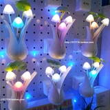 梦幻蘑菇灯 光感应 LED小夜灯光控床头灯 台灯新奇特促销创意礼品