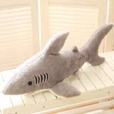 批发创意玩具 大白鲨鲨鱼毛绒玩具大号公仔婚庆 男女生生日礼物