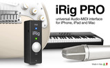 行货 IK IRIG PRO 乐器麦克风MIDI便携音频接口 iphone k歌录音