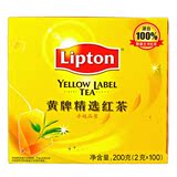 【天猫超市】立顿 黄牌精选红茶(2g*100包)200g 斯里兰卡红茶