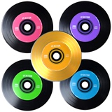 铼德五彩黑胶CD-R刻录盘车载音乐CD专用空白光盘700M数据盘光碟片
