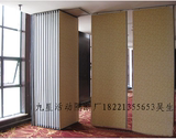 上海酒店活动隔断移动隔音墙/转弯折叠门木饰面软包65 80款配件厂