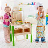 德国HAPE儿童厨房玩具女孩女童过家家益智玩具3-4岁5岁生日礼物