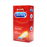 正品 杜蕾斯避孕套 热感情趣超薄装12只安全套 成人计生性用品